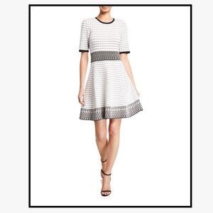 SHOSHANNA | Mesa Half-Sleeve Fit and Flare Dress